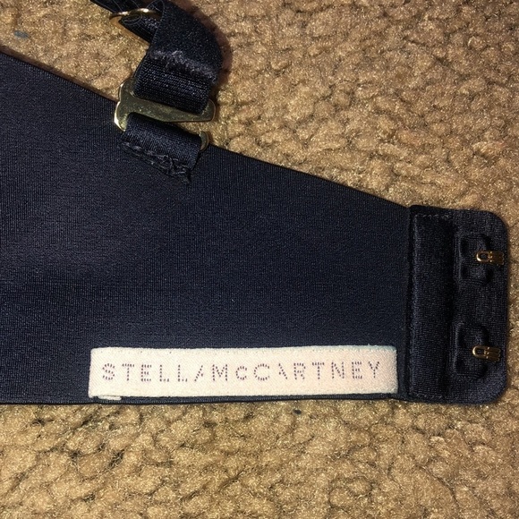 Stella McCartney Mesh Balconette Bra Dark Ink Azure Blue 34DD - Picture 9 of 11